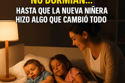 💥 LOS HIJOS DEL MILLONARIO NO DORMÍAN… HASTA QUE LA NUEVA NIÑERA HIZO ALGO QUE CAMBIÓ TODO 💥