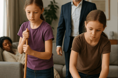 “Dos gemelas pobres pasaban horas limpiando casas para poder comprar medicinas a su madre enferma. Nadie les prestaba atención, hasta que un multimillonario presenció la escena con sus propios ojos. Lo que hizo después dejó a todos en shock: no solo cambió la vida de las niñas y de su madre, sino que dio una lección de humanidad que conmovió a toda la comunidad.”