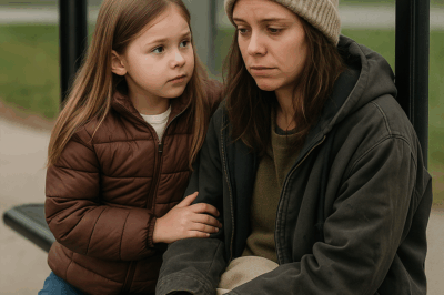 “En una fría parada de bus, una niña miró a una joven sin techo a los ojos y pronunció una frase que heló a todos: ‘Necesitas un hogar, y yo necesito una mamá’. Nadie esperaba lo que ocurrió después. La escena, tan simple como desgarradora, desencadenó un giro inesperado que cambió por completo la vida de ambas y sorprendió a todos.”
