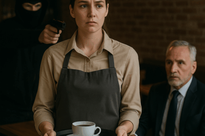 “Un multimillonario presencia un robo en un restaurante, pero la fría calma de una mesera lo dejó sin aliento y provocó una reacción inesperada que impactó al mundo”