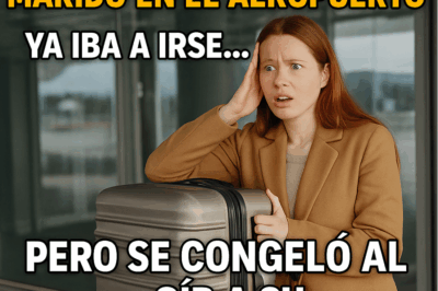 Drama en aeropuerto: lo que escuchó de su suegra la heló