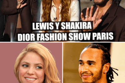 Shakira FURIOSA con Lewis Hamilton tras desfile de modas en París
