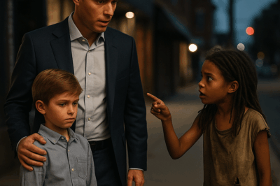 😱 “¡Tu novia no deja caminar a tu hijo!”: lo que reveló una niña mendiga al millonario 💔