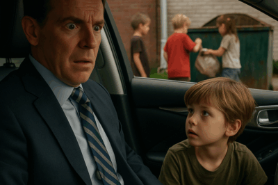 “Papá, esos niños en la basura son como yo” — y el millonario lloró