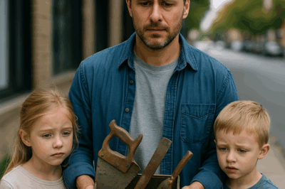 “Un padre soltero, con el corazón roto, tomó la decisión más dura: vender sus queridas herramientas de trabajo para poder dar de comer a sus hijos. Lo que parecía el final de su lucha se convirtió en el inicio de algo inexplicable. Días después, ocurrió un milagro que nadie pudo prever y que cambió por completo el destino de aquella familia.”