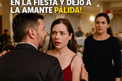 La esposa apareció en la fiesta y la amante quedó en shock