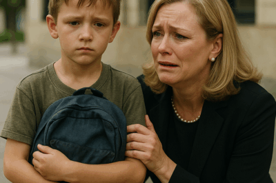 Niño expulsado de casa por su padre… pero una millonaria lo salvó