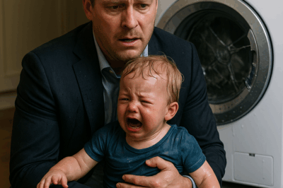 Millonario descubre a su bebé dentro de la lavadora y su reacción deja a todos helados