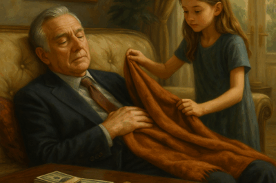 Billonario Fingió Dormir Para Poner A Prueba A Una Niña… Y Quedó Atónito