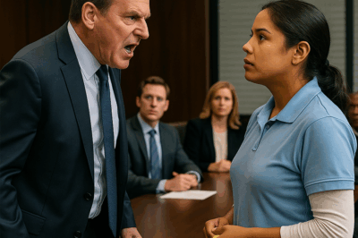 “¡Nadie me calla!”, gritó el millonario… hasta que ella habló