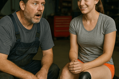 El mecánico pobre arregló su pierna gratis… y un mes después tembló