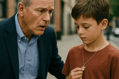 Millonario ve a un niño con el collar de su hija desaparecida