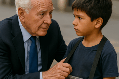 “¿Le vendo un dulce, señor?” — El millonario respondió y sorprendió