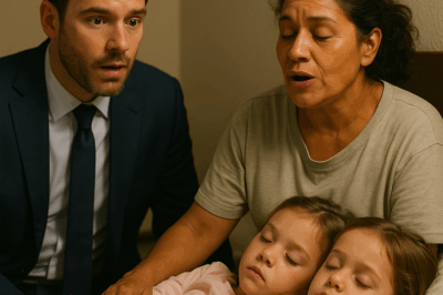 Las gemelas del millonario no dormían… hasta que intervino la conserje