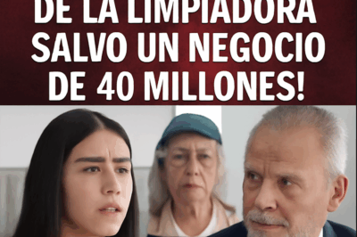 “¡Increíble! ¡La hija de la limpiadora salvó un negocio de 40 millones! La historia que demuestra que el talento no tiene clases sociales”