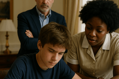 El hijo del millonario reprobó en matemáticas… pero la criada lo transformó todo