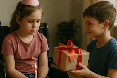 Nadie fue al cumpleaños de la niña discapacitada… hasta que un niño pobre hizo ESTO