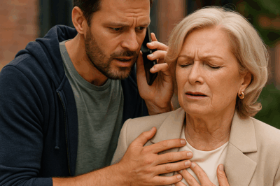 Padre soltero salva a millonaria de un infarto… su primera llamada sorprendió