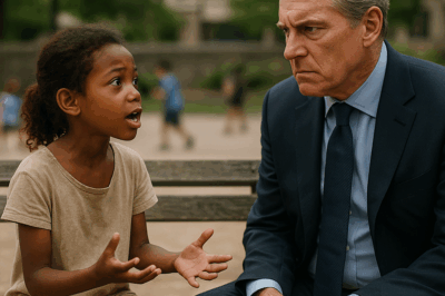 “Una niña pobre, descalza y con la inocencia de quien nada tiene, sorprendió a todos en una plaza al hablar alemán frente a un arrogante millonario. Nadie entendió cómo conocía aquel idioma, pero al día siguiente ocurrió lo impensado: un giro brutal que destapó secretos, vínculos ocultos y un destino que cambiaría por completo la vida de ambos para siempre.”