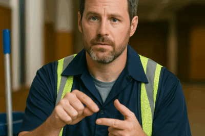 “Le dijeron al conserje que callara… hasta que la CEO lo vio hablar con su hija sorda”