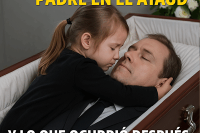 Niña abraza a su padre en el ataúd y lo que pasa deja a todos helados