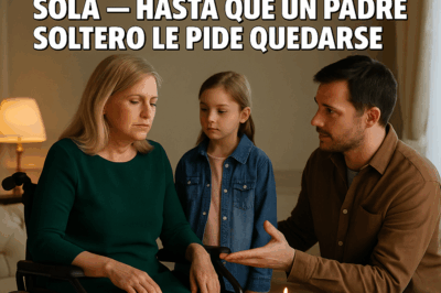 “Billonaria en silla de ruedas sola… hasta que un padre aparece”