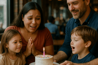 “Una madre soltera pasó su cumpleaños sola, resignada a la rutina de la soledad y el sacrificio. Pero lo que jamás imaginó fue que un padre soltero, tan herido como ella, aparecería con una sorpresa inesperada. Ese encuentro fortuito destapó emociones ocultas, transformó lágrimas en sonrisas y desencadenó una historia tan intensa que sacudió sus corazones y cambió sus vidas para siempre.”