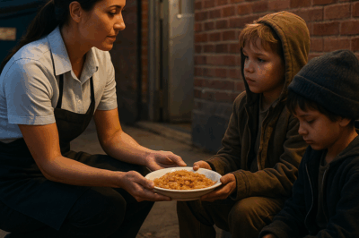 Camarera alimentaba a dos huérfanos… hasta que su vida cambió
