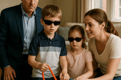 Los hijos ciegos del millonario vivían en la oscuridad… hasta que la niñera reveló un truco