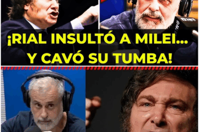 Rial atacó a Milei en vivo y lo que pasó después fue devastador