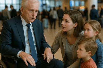 CEO Millonario Quedó Solo Y Paralizado En Un Aeropuerto… Nadie Imaginó Lo Que Pasó