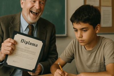 Maestro desafió a alumno humilde, pero la respuesta lo humilló