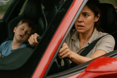 “La mansión entera quedó en shock: la pobre sirvienta, siempre humilde y obediente, tomó sin permiso el Ferrari del millonario. Todos pensaron que era un robo, pero la verdad fue aún más impactante. Detrás de esa huida desesperada estaba la vida de su hijo en juego… un acto de amor que destapó secretos, venganzas y un giro que nadie esperaba.”