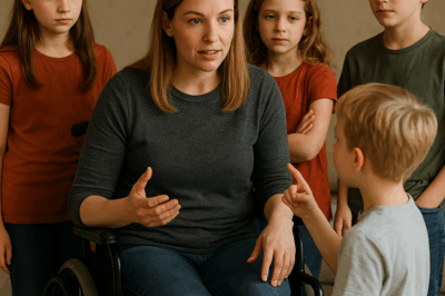 Ninguna niñera aguantó… hasta que llegó la mujer en silla de ruedas