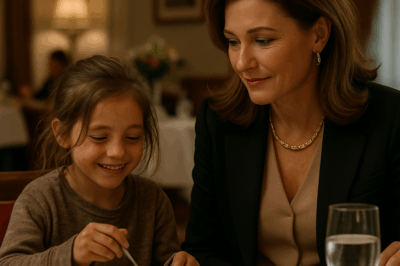 La niña mendiga pidió comer con ella… y la millonaria lloró