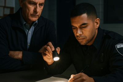 CEO encubierto sorprendió a un guardia estudiando… y lo que pasó cambió todo