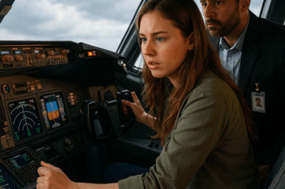 Pasajera común tomó el mando tras desmayo de los pilotos