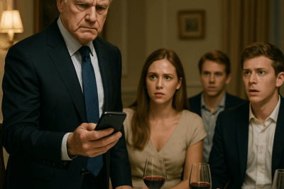 😱 El millonario descubre el plan oculto de sus hijos en plena cena 🚨