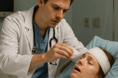 “Un hospital entero quedó paralizado cuando un joven doctor, en una de sus rondas rutinarias, cambió cuidadosamente la venda de una paciente en coma. Lo que parecía un simple procedimiento clínico se convirtió en un momento inexplicable: la mujer reaccionó de una forma que nadie esperaba. El suceso estremeció al personal médico y dejó a todos con más preguntas que respuestas.”