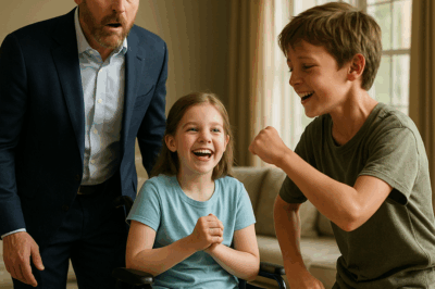 Magnate sorprende a un niño sin hogar bailando para su hija paralizada