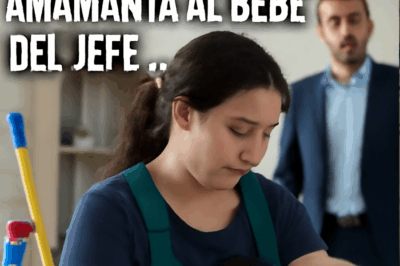 “¡Inesperado giro! Una limpiadora amamanta al bebé del jefe, pero su reacción no es lo que nadie esperaba…”