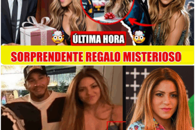 Shakira deja sin palabras a Lewis Hamilton con un misterioso regalo en Bélgica