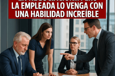 Humillan al millonario en plena negociación… pero su empleada da la vuelta con una jugada maestra