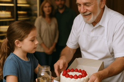 Niña ahorra monedas para un pastel y sorprende a todos