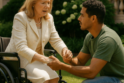 Rica en silla de ruedas 15 años… su jardinero cambió su destino