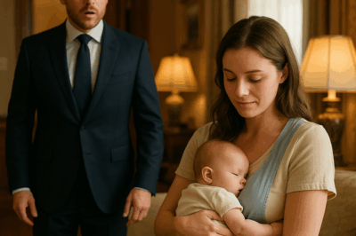 UN MILLONARIO VIUDO DEJÓ A SU BEBÉ CON SU NIÑERA… CUANDO REGRESÓ Y LA VIO AMAMANTÁNDOLO, QUEDÓ SIN PALABRAS