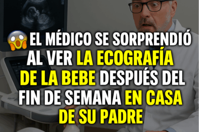 El médico quedó paralizado al ver la ecografía de la bebé luego del fin de semana con su padre: una imagen inesperada encendió las alarmas en la sala. Nadie estaba preparado para lo que reveló el ultrasonido. ¿Fue una casualidad médica o una advertencia silenciosa? Lo que parecía una simple consulta se convirtió en una historia llena de misterio y preocupación.