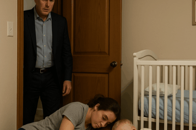 El millonario descubre a su niñera durmiendo en el suelo con los gemelos… ¡y lo que hizo después sorprende al mundo!