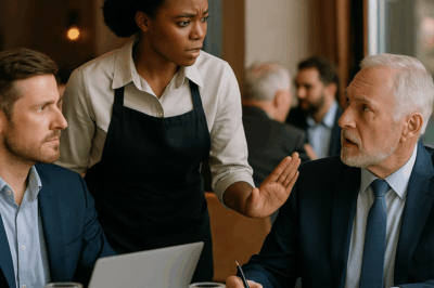 La camarera detuvo al billonario justo antes de firmar un trato millonario