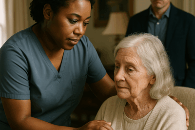 La cuidadora ocultaba algo… pero el hijo lo descubrió todo